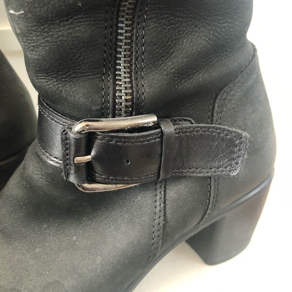 Ecco leather black boots excellent condition - Picture 5 of 10